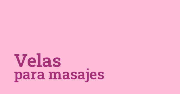 Botón Velas para Masaje