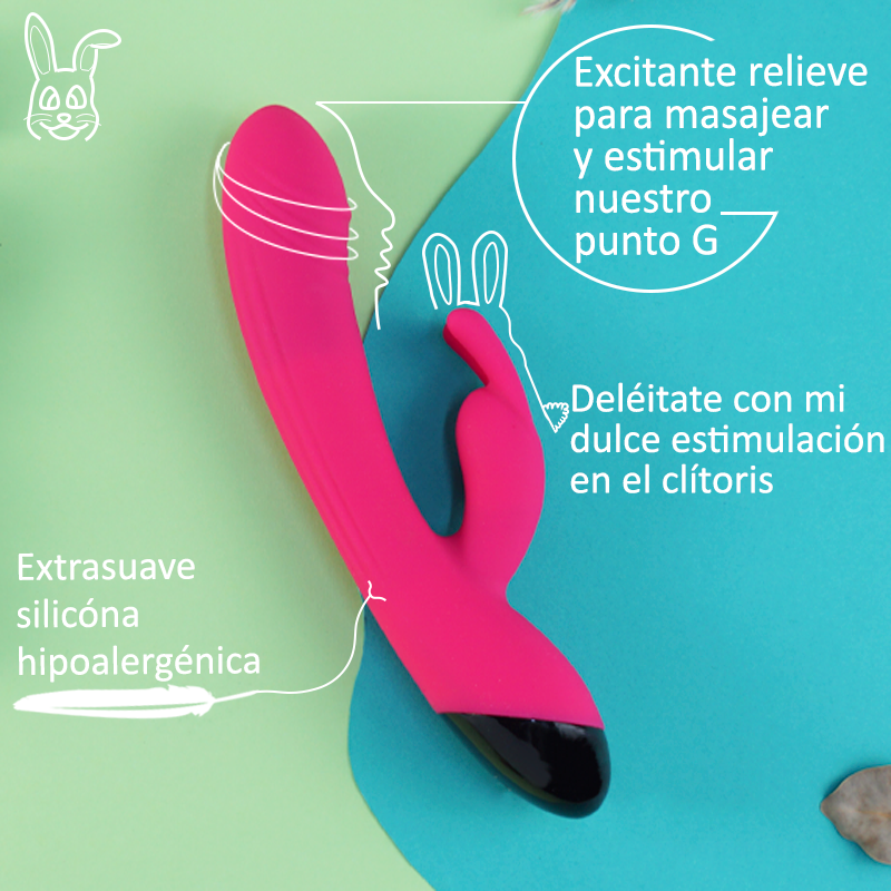 Vibrador Conejito recargable Funny Rabbit Eroteca Orgasms